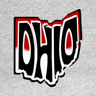 State of Ohio Red Fade T-Shirt